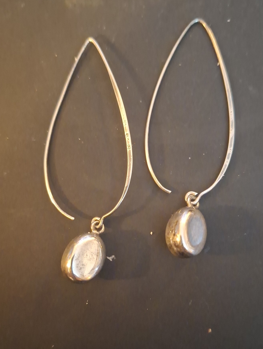 Vintage 1980s Silpada Sterling Silver Earrings - Just Dropping In
